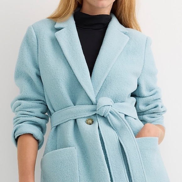 NWT J Crew Wrap blazer-jacket in Italian boiled woolItem BJ984 - Picture 4 of 6